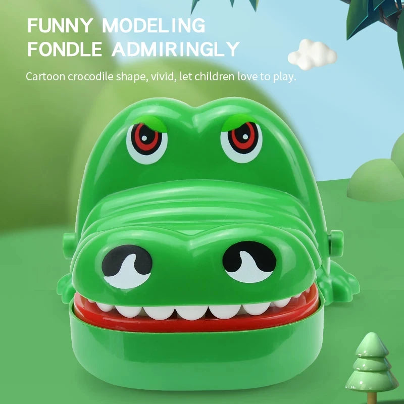 Crocodile Bite Hand Interactive Stress Relief Toy for Children - Parent-Child Party Prank Game