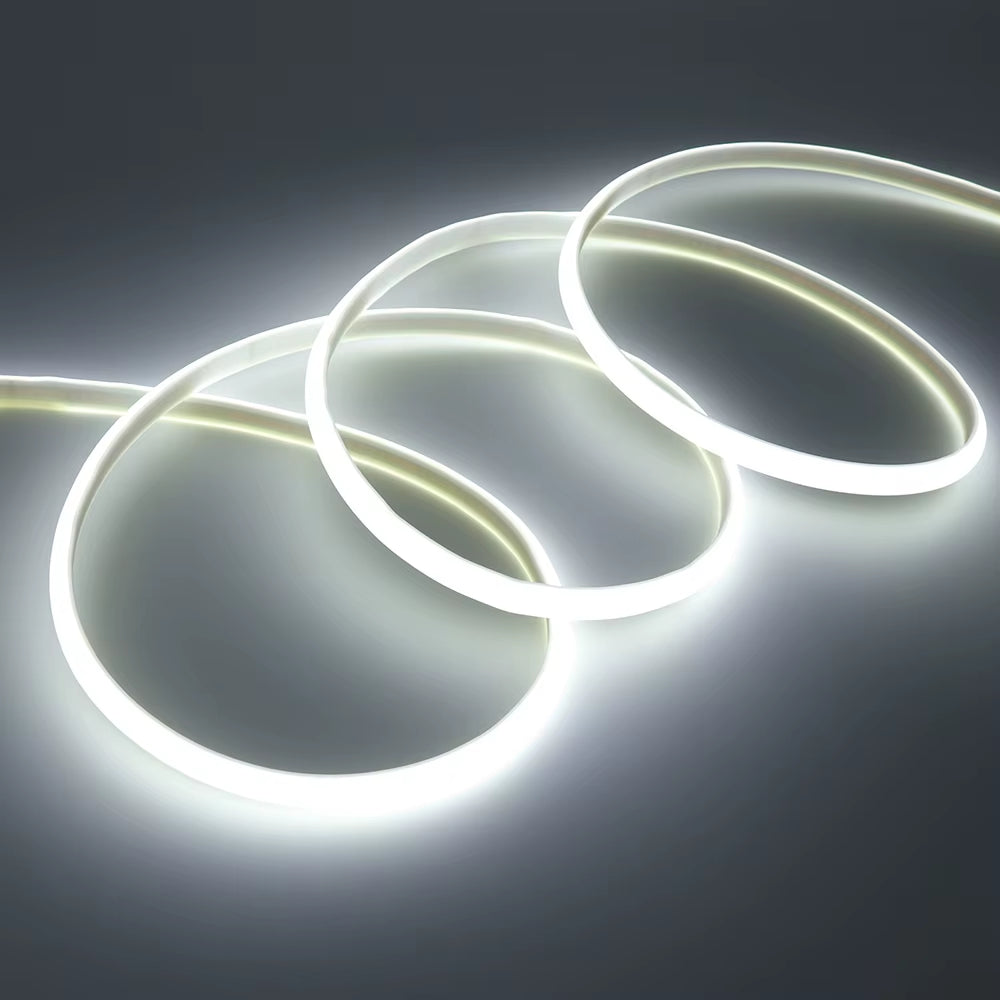 COB LED Neon Strip Light 220V EU Power Kit 10 Colors  Flex Lamp