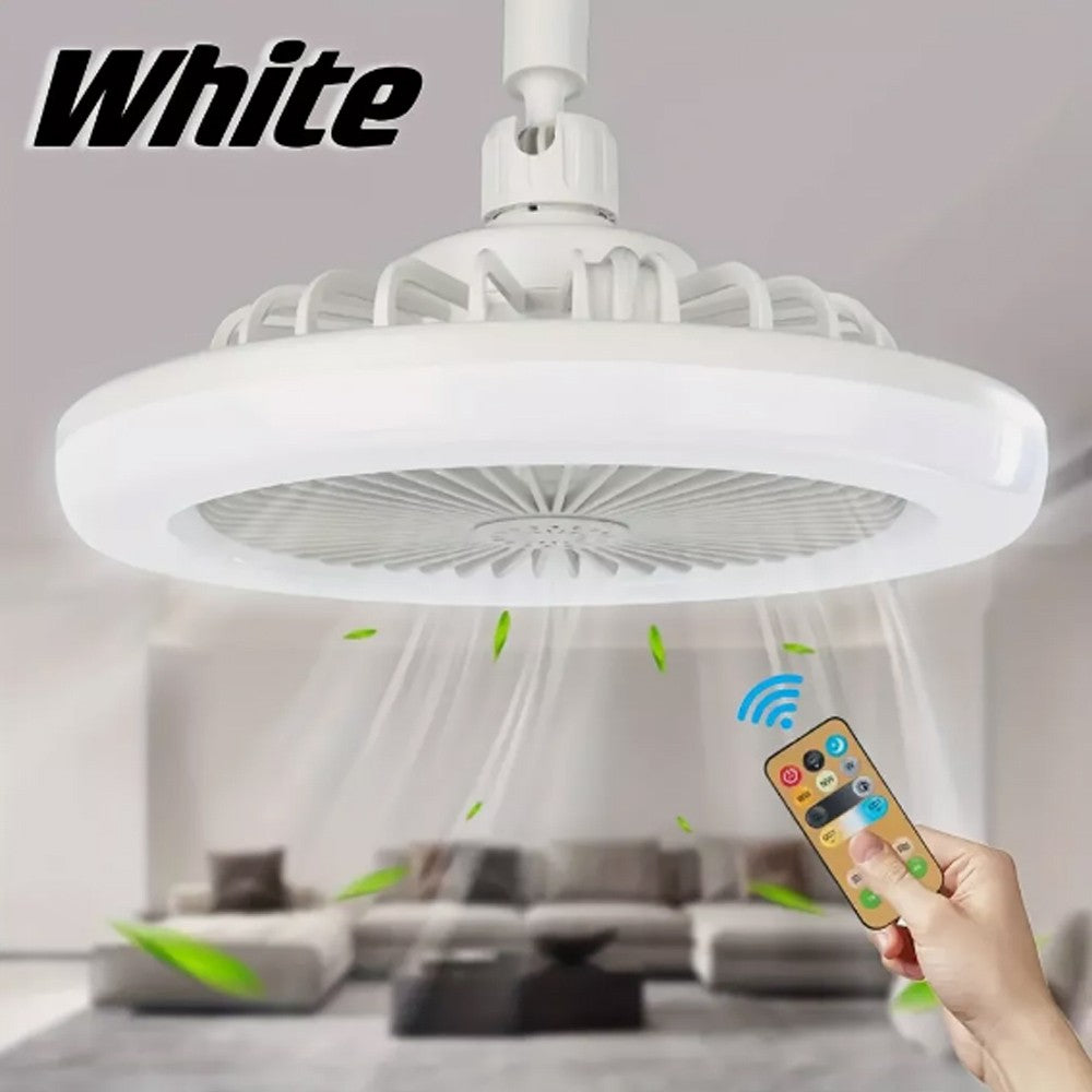 Ceiling Light with Fan and Remote, Timing, 3 Color Dimmable LED, 3 Speeds New