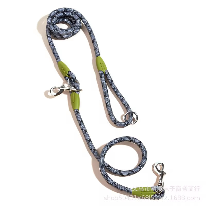 Reflective Nylon Leashes Pet Dogs Chain Traction Rope Leads