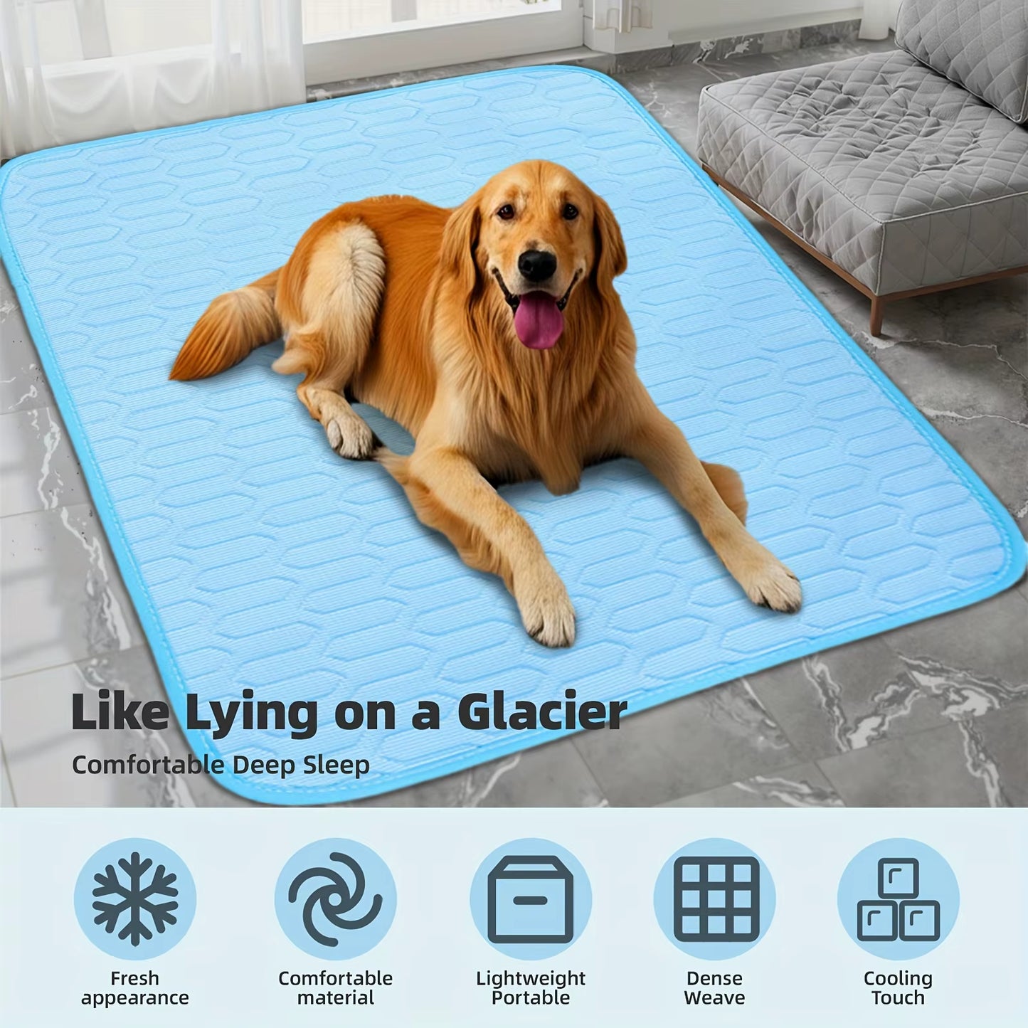 2025 UPGRADED Ice-Cool MODEL Summer Pet Cooling Mat Pad