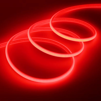 COB LED Neon Strip Light 220V EU Power Kit 10 Colors  Flex Lamp