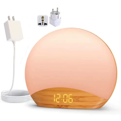 Awakening Sunrise Alarm Clock Table Clock Dimmable Timer Night Light