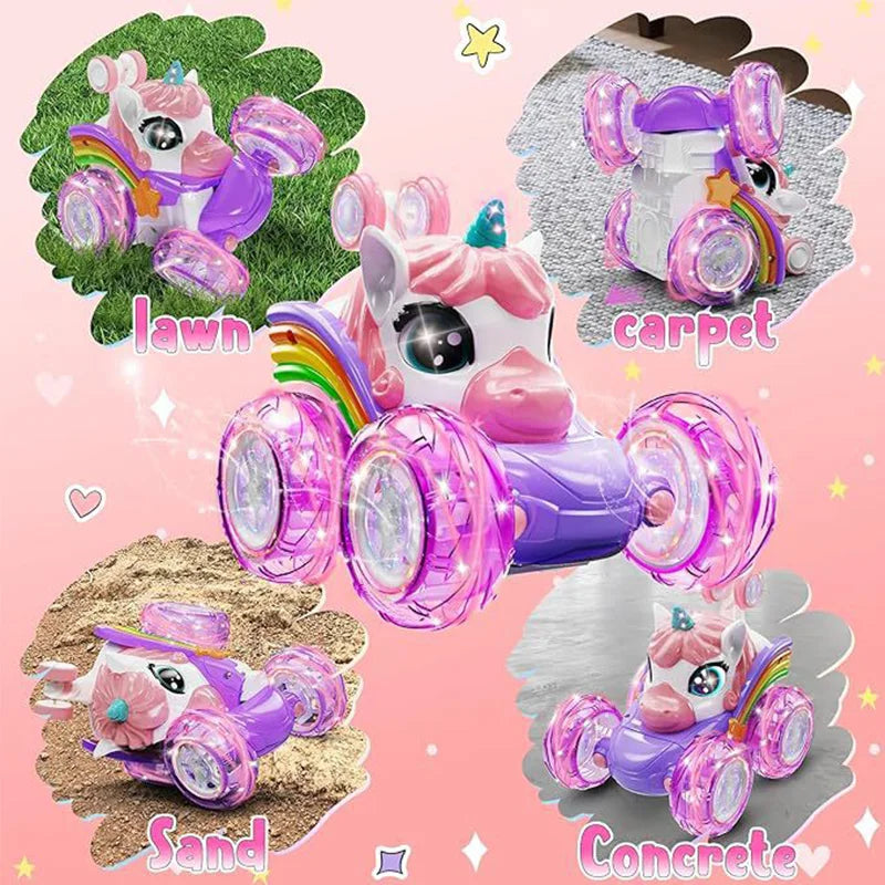 Remote Control Electric Unicorn Car - Creative and Fun Gift for Girls