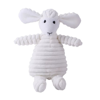 Corduroy Plush Dog Toys - Squeaky and Bite-Resistant Chew Toys for Small and Large Dogs