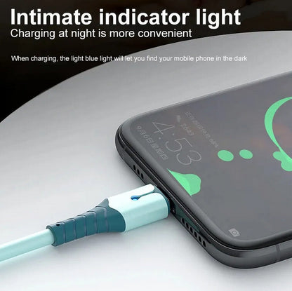 5A Fast Charging USB Cable for Iphone 14 13 12 11 Pro Max X XR 8 7 Light Charger