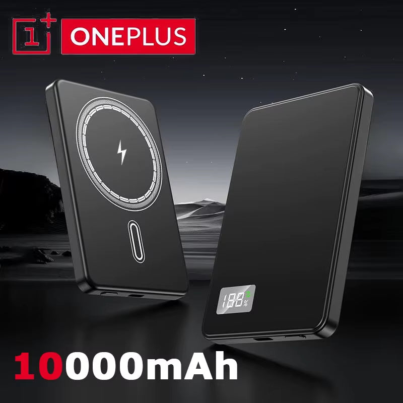 Ultra Thin Wireless Power Bank 500000Mah Magnetic Fast Charging External Battery