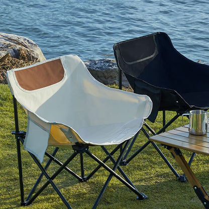 Canvas Camping Chairs 2PC Lightweight Folding Chairs - Pockets & Carry Bag
