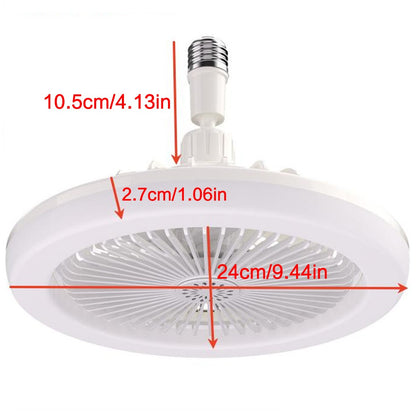 Ceiling Light with Fan and Remote, Timing, 3 Color Dimmable LED, 3 Speeds New