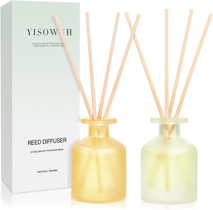 YISOWUH Reed Diffuser - Blackberry Pineapple & Jasmine Green Tea 3.38Oz (100Ml)