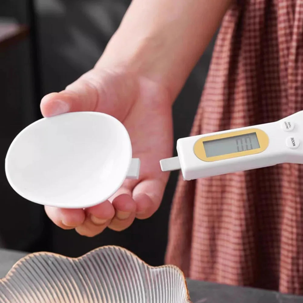 500G Digital Kitchen Scale with LCD Display for Precise Measurement of Food Ingredients, Mini Spoon Scale for Milk and Coffee