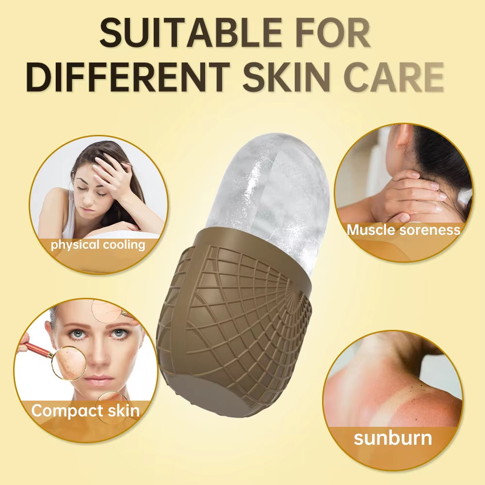 Silicone Trays Beauty Lifting Ice Ball Face Massager Contouring Eye Roller Acne Skin Care Tool