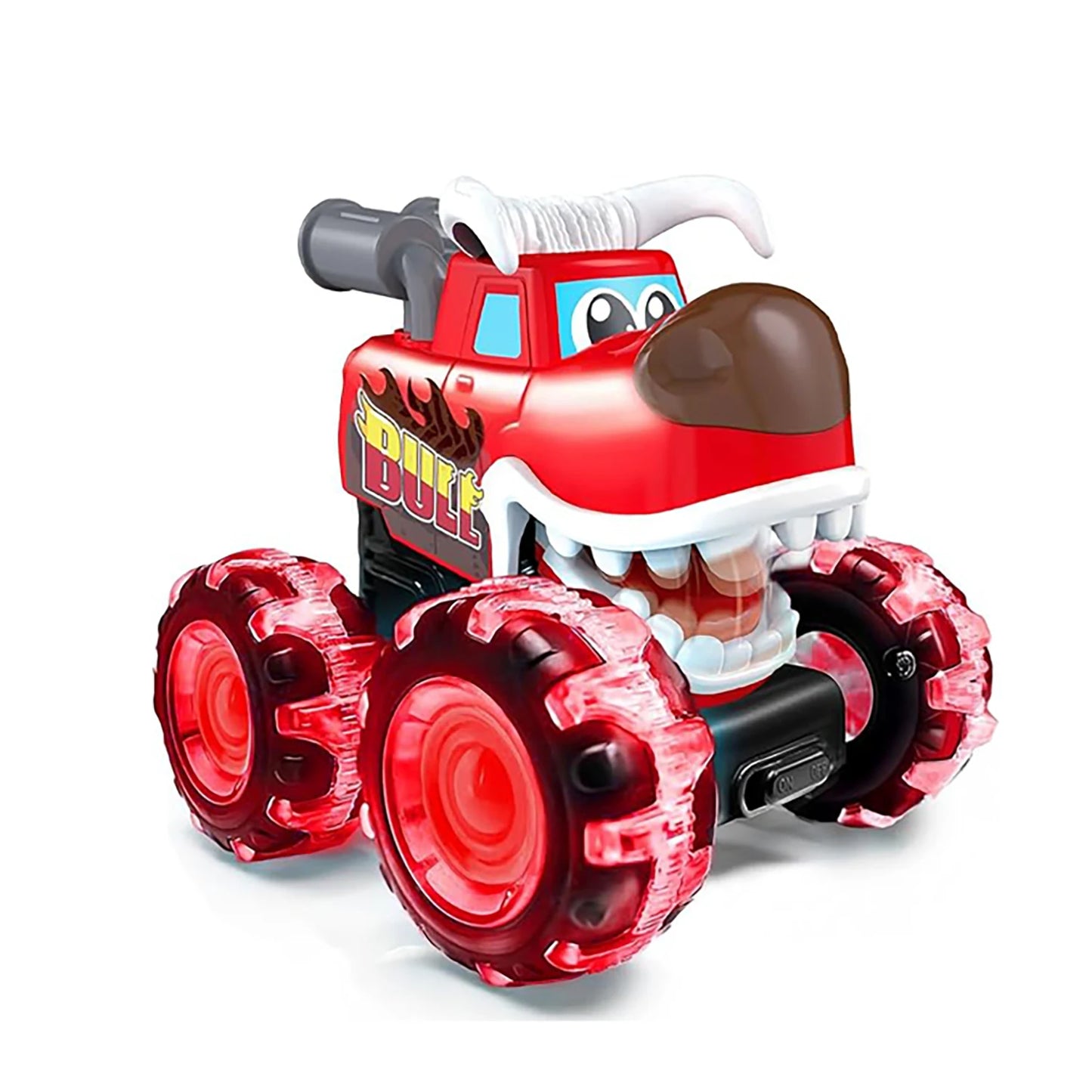 Children's Illuminated Inertia Wheel Toy Car - Light-Up Gift for Kids