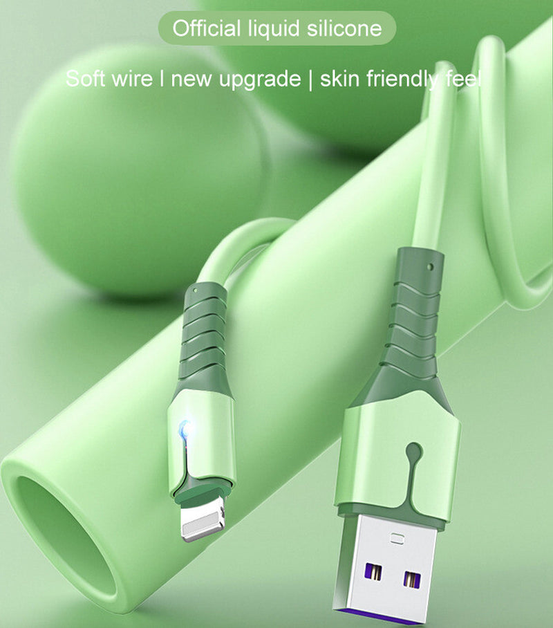 5A Fast Charging USB Cable for Iphone 14 13 12 11 Pro Max X XR 8 7 Light Charger