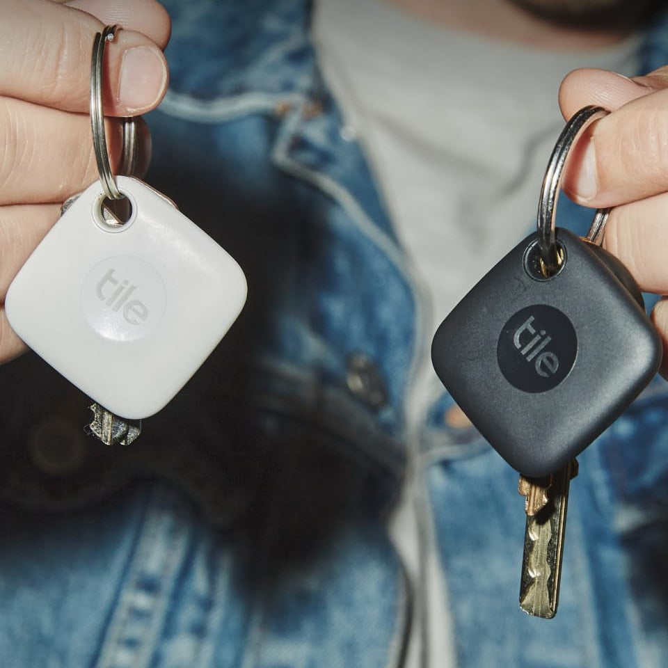 Mate (2022) Bluetooth Item Finder, 2 Pack, 60M Finding Range, Works with Alexa Remotes