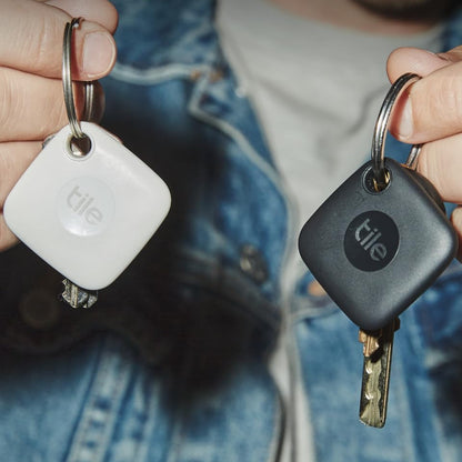 Mate (2022) Bluetooth Item Finder, 2 Pack, 60M Finding Range, Works with Alexa Remotes