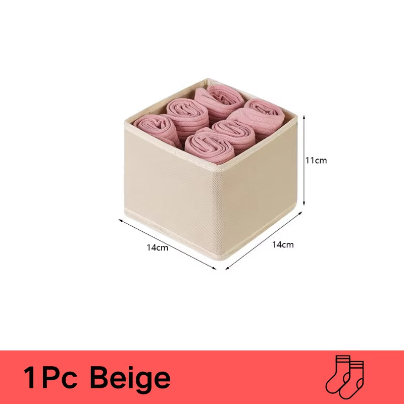 3Pcs/1Set Storage Box Foldable Non-Woven Storage Box Six-Piece Set 