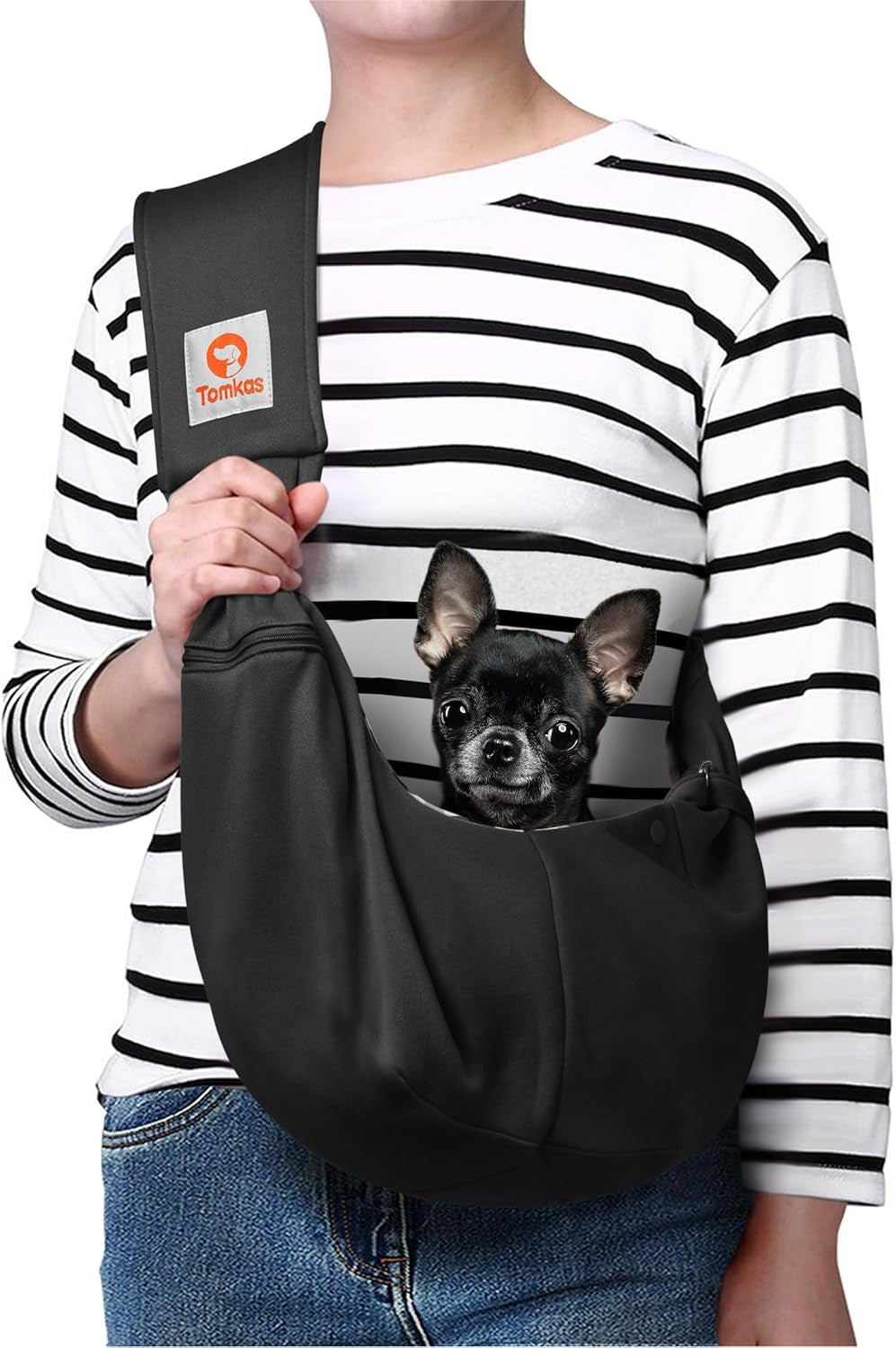 Dog Carrier Sling - Pet Carrier for Small Dogs and Cats,  Snap Closure for Pets