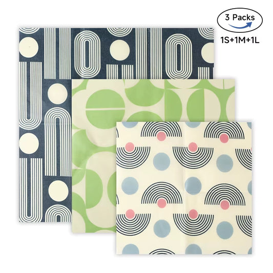 Sustainable Fresh Keeping Food Wrap, Xl Baker Bag,Wax Paper, Beeswax Reusable Food Wrap