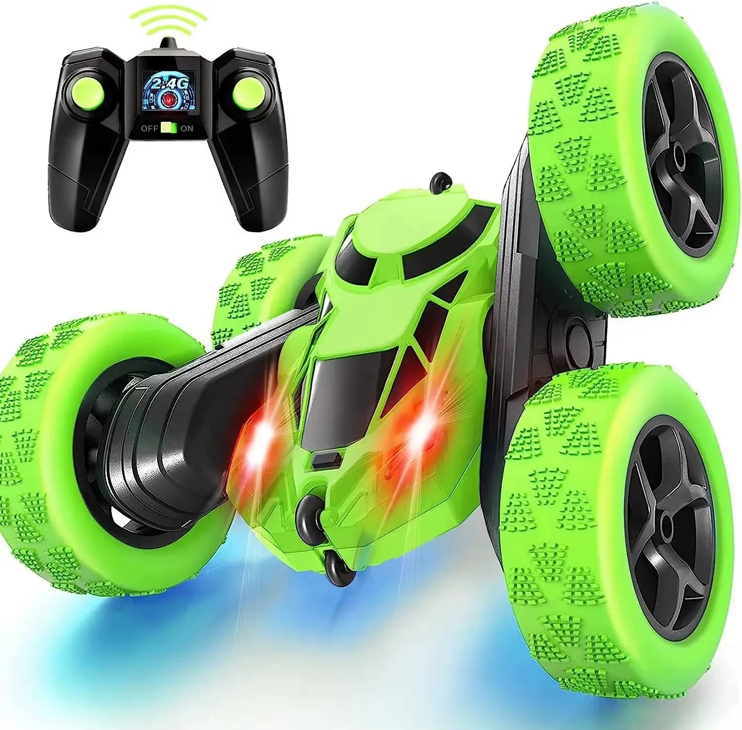 RC Stunt Car - Double-Sided 360-Degree Rotation Off-Road Remote Control Vehicle for Kids and Adults