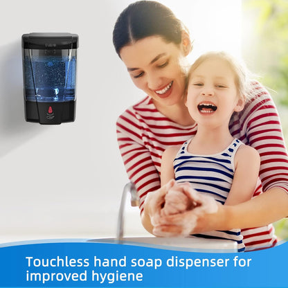 Soap Dispenser Automatic, Touchless Liquid Hand Sanitizer Dispenser Wall Mounted Dish Soap