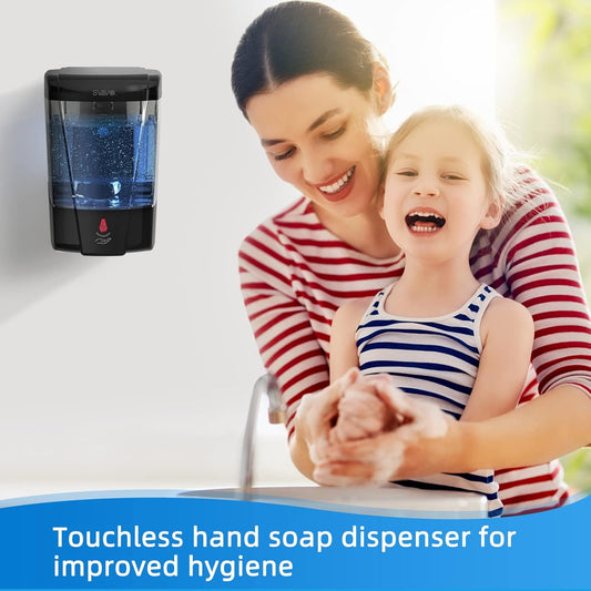 Soap Dispenser Automatic, Touchless Liquid Hand Sanitizer Dispenser Wall Mounted Dish Soap