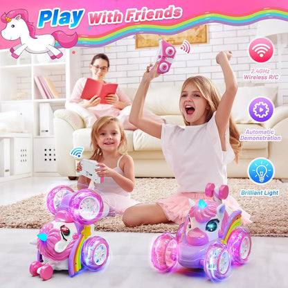 Remote Control Electric Unicorn Car - Creative and Fun Gift for Girls