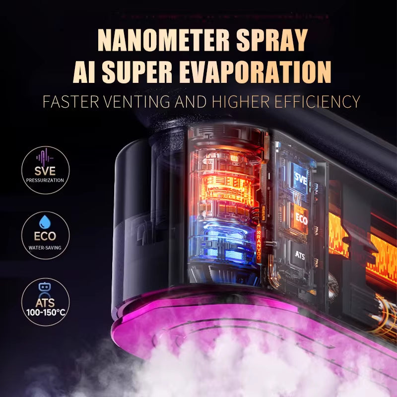 NEW Handheld Steam Iron Garment Steamer Portable Mini Fabric Press Machine