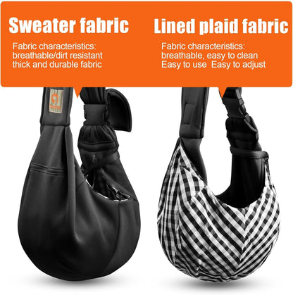 Dog Carrier Sling - Pet Carrier for Small Dogs and Cats,  Snap Closure for Pets