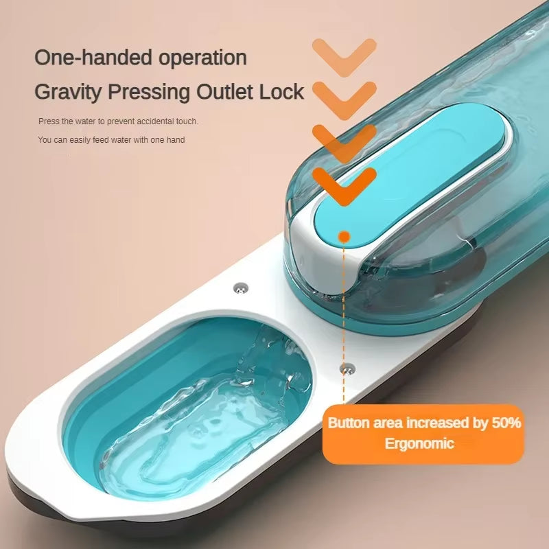 Portable Pet Water Bottle 285ML Cat Water Cup Bowl Durable Accessories