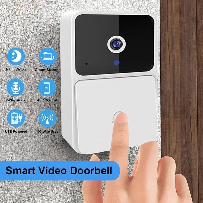 WIFI Video Doorbell Door Camera Wireless Night Vision Smart Home Security HD Door Bell