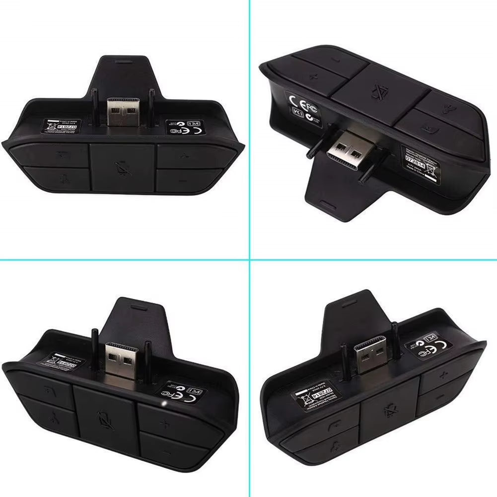 For Xbox One Gamepad Stereo/Mic Headset Adapter Game Controller 3.5Mm Audio