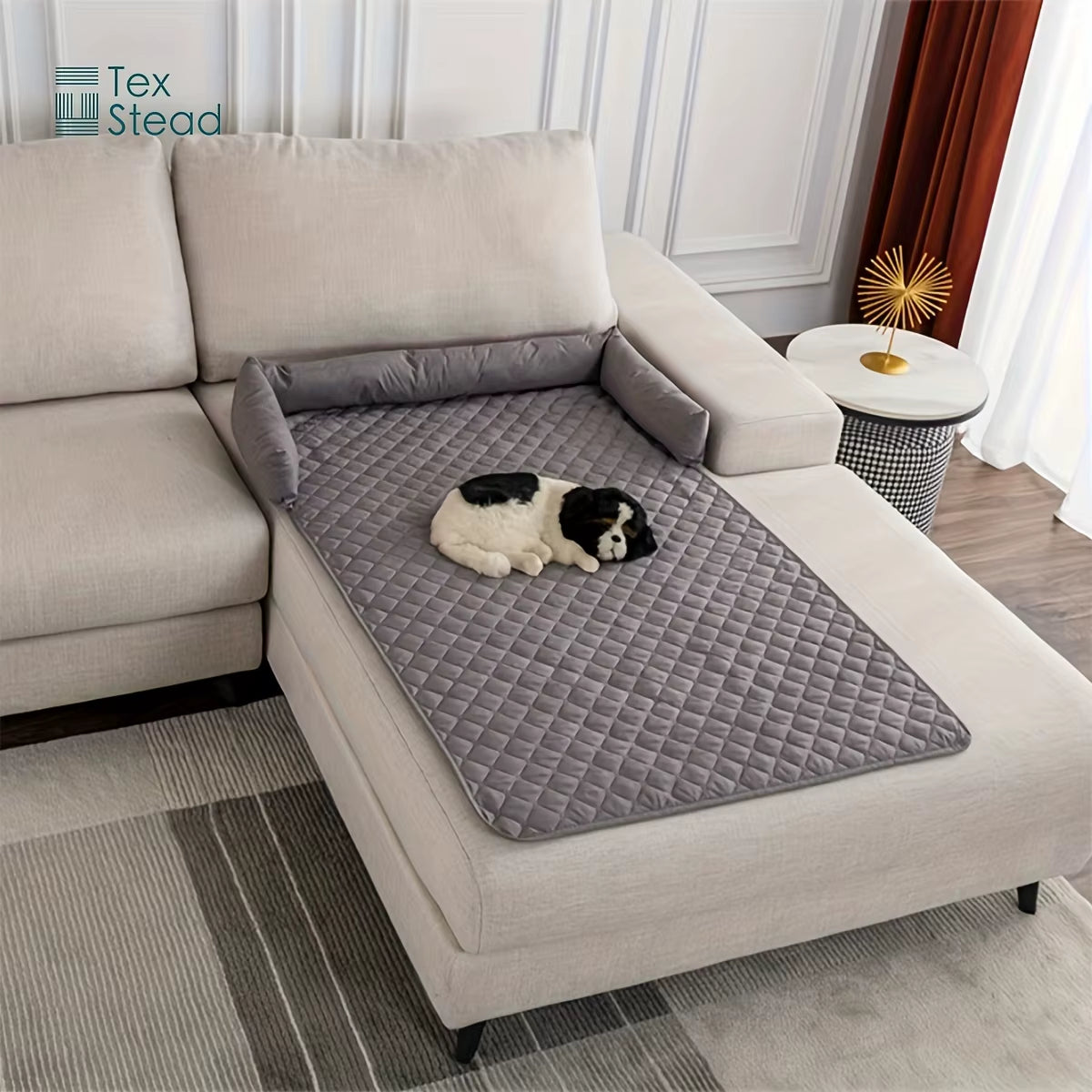 Pet Sofa Bed, Slip Resistant, Waterproof&Anti-Leakage, Washable Couch Protector