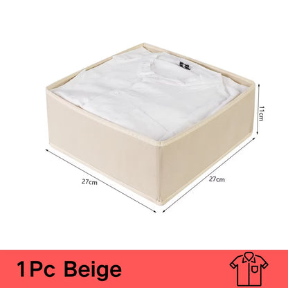 3Pcs/1Set Storage Box Foldable Non-Woven Storage Box Six-Piece Set 