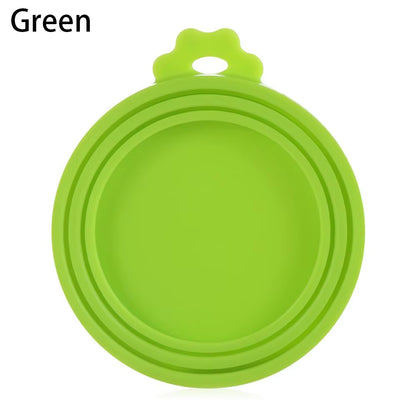 3 in 1 Silicone Canned Lid Reusable Food Tin Cover Keep Fresh Kitchen