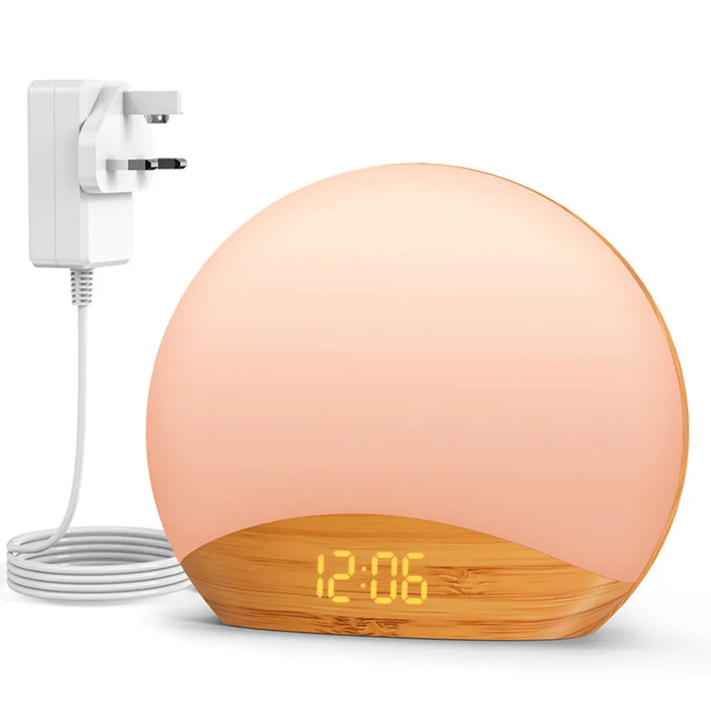 Awakening Sunrise Alarm Clock Table Clock Dimmable Timer Night Light