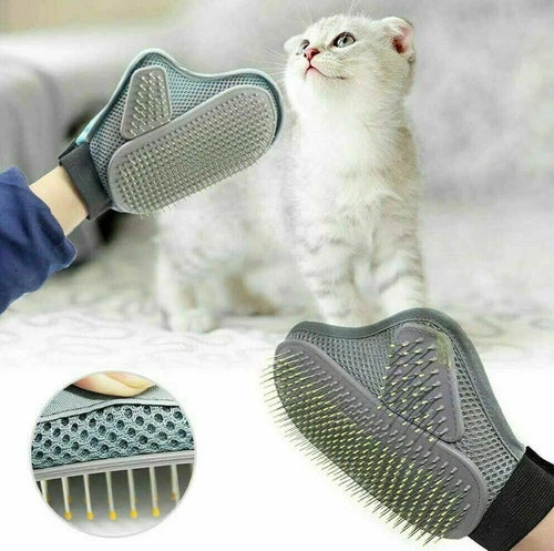 Breathable Heavy Duty Pet Grooming Glove Hair Removal