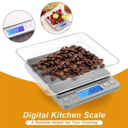 stainless Steel  Electronic Balance Weight Gold Gram 0.1/3000G - EditWell